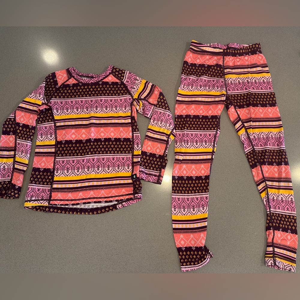 Reima Colorful Merino Wool Base Layer Set
